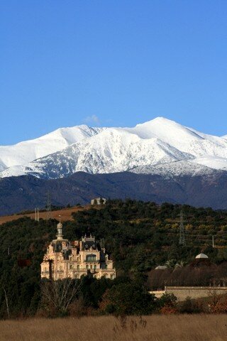 Château et neige