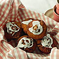 Muffins style brioches à la <b>cannelle</b>, sans gluten et sans lactose