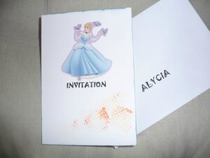 INVITATION FILLE