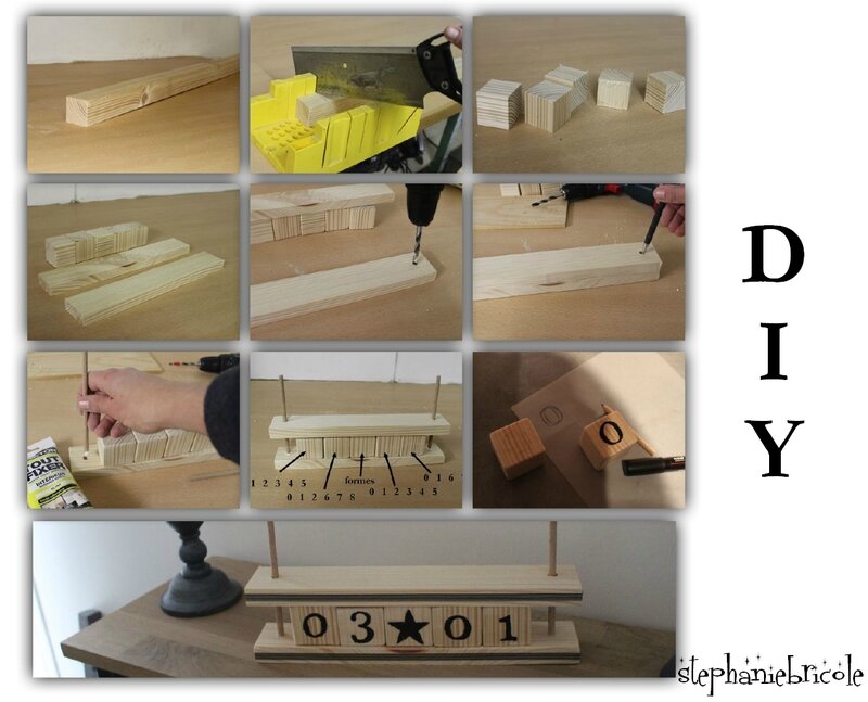 faire un calendrier diy