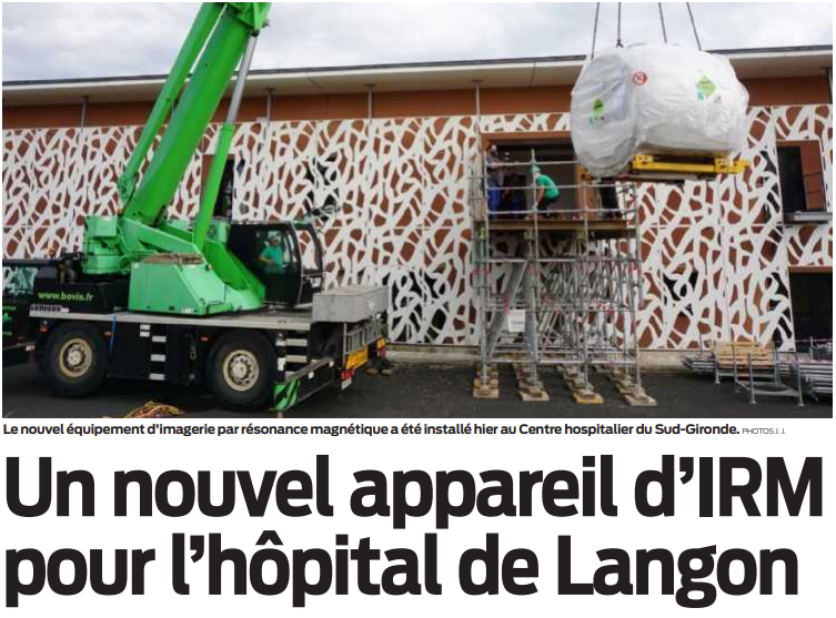 2020 08 12 SO Un nouvel appareil d'IRM pour l'hôpital de Langon