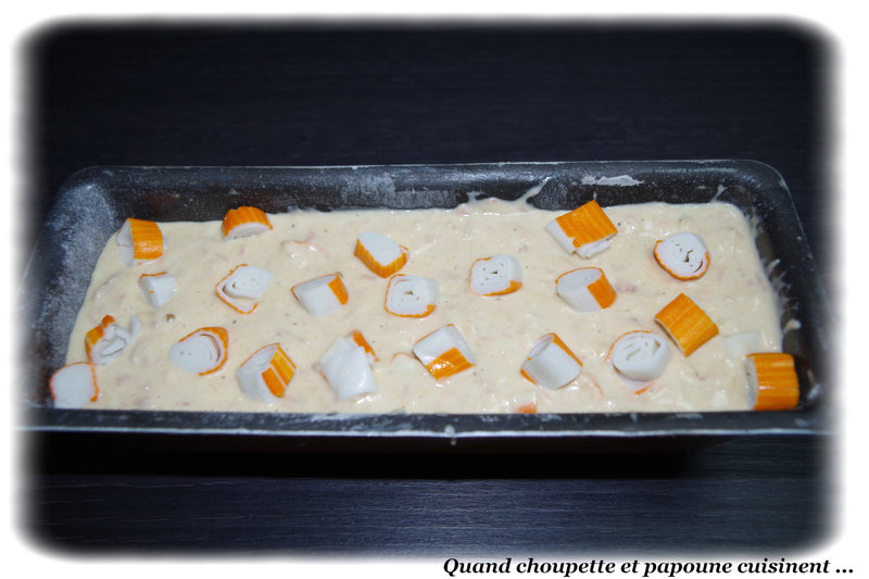cake au thon et surimi au TM ou pas