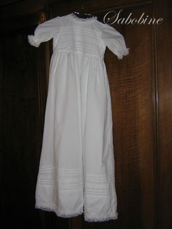 robe baptème