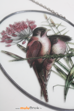 CADRE-OISEAUX-sur-verre-3-muluBrok-Vintage