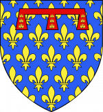 Écu aux armes d'Artois (image commons.wikimedia.org)