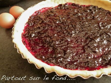 tarte amandine au cassis 3