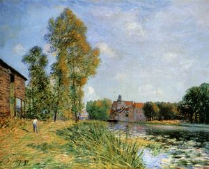 Sisley-Le-Loing-a-Moret-en-ete