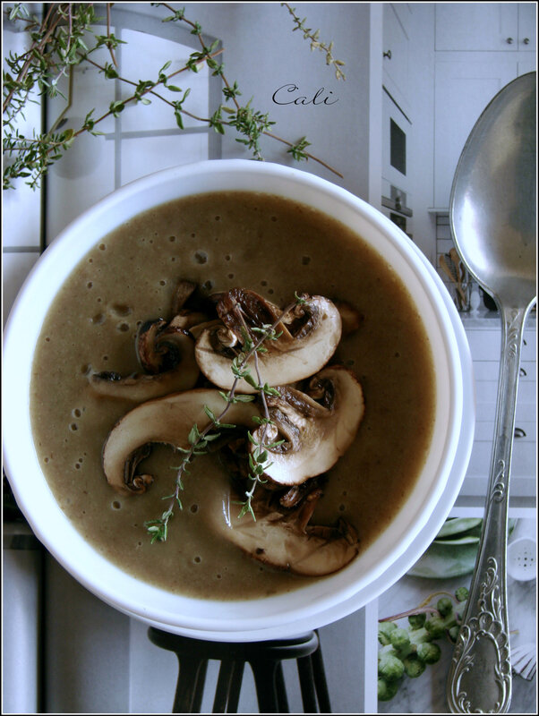 Soupe aux Champignons & Pomme de Terre 001