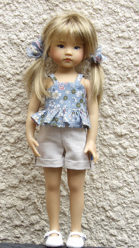 De Sylvette Violette avec ma tenue