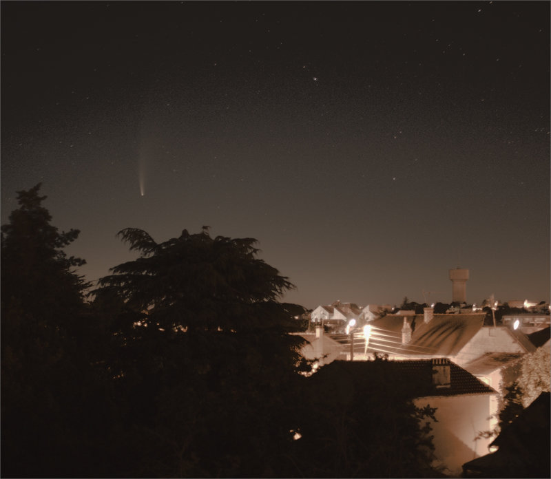Comete Neowise dark 2