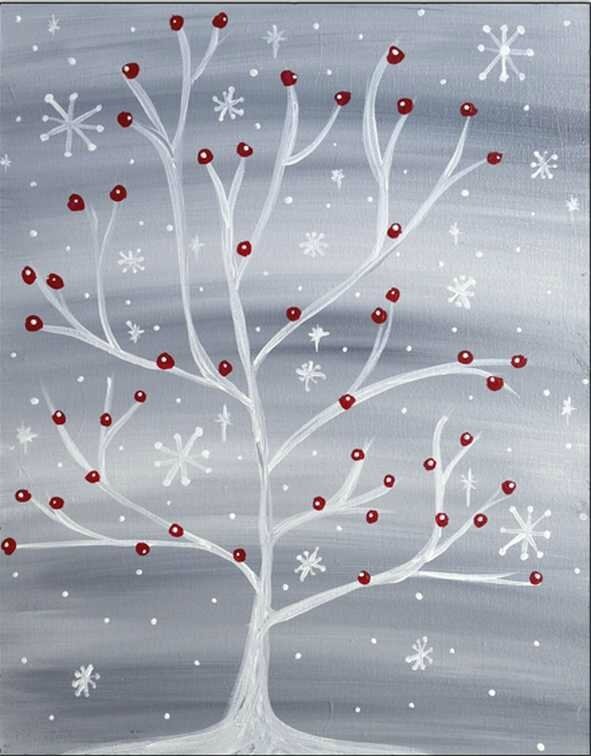 Winter-Snowflake-Tree