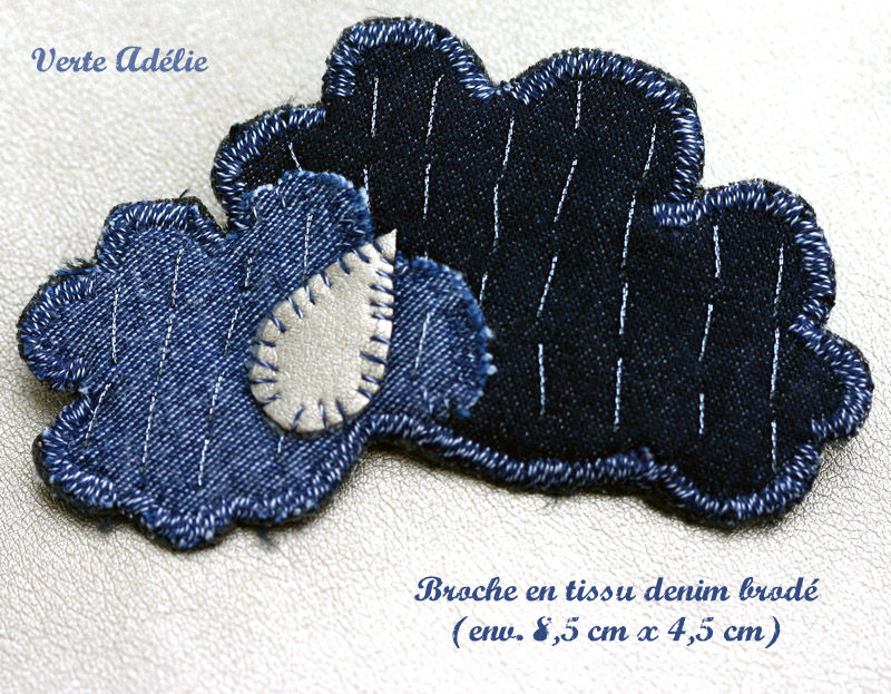 Broche Verte Adélie