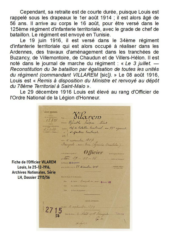 39-12) VILAREM Louis - Légion d'Honneur - Page 6