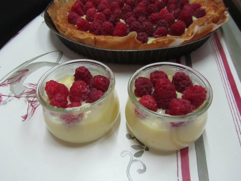 Dessert et tarte à la Framboise 007