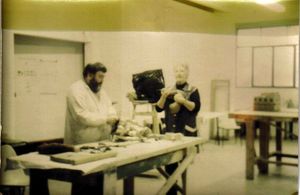 Henry Murail dans son atelier en 1981