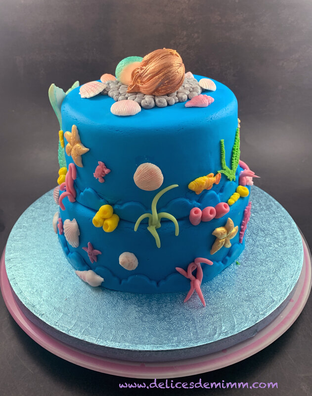 Mon gâteau Petite Sirène 5