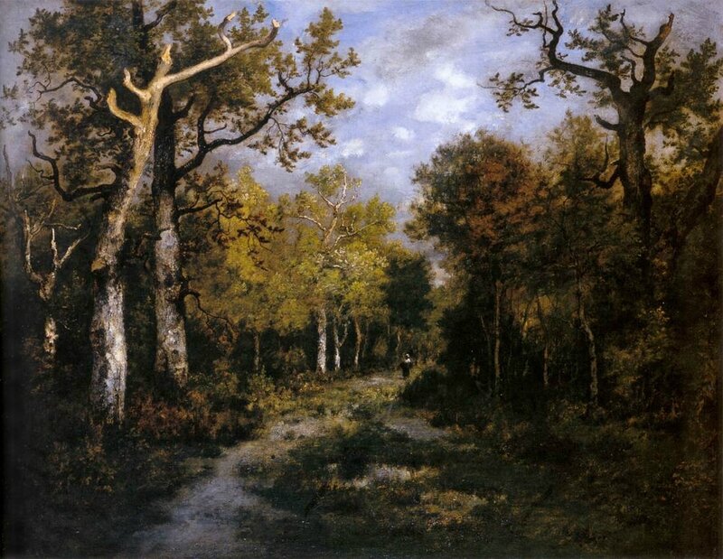 Narcisse Virgile Diaz de la Peña, The_Forest in Fontainebleau, 1867