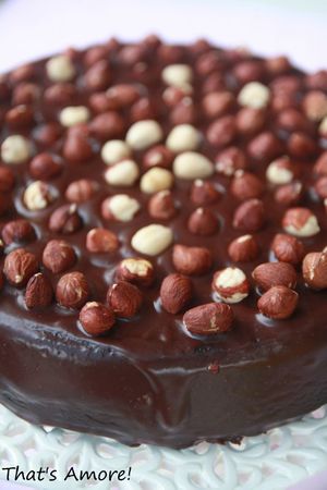 recettes Torta alla gianduja Gâteau gianduja