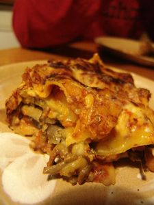 Lasagnes à l'aubergine