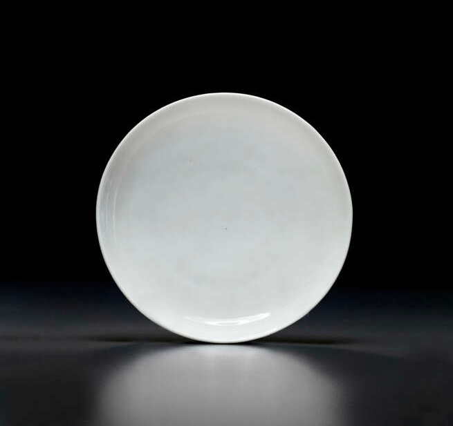 A white-glazed dish, Ming dynasty, 16th century