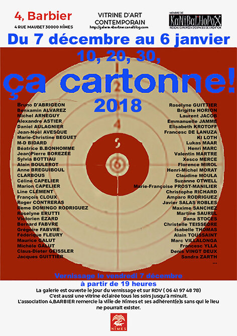 Affiche CA CARTONNE 2018-bl