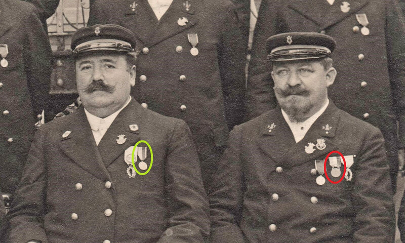 1913 08 17 Belfort CPhoto Médaille Président & Fédération