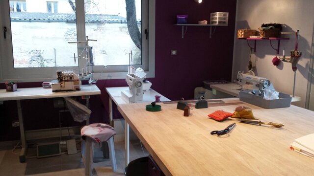 Le Coin Couture et la table de Coupe