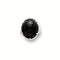 <b>Black</b> <b>jadeite</b> and diamond ring