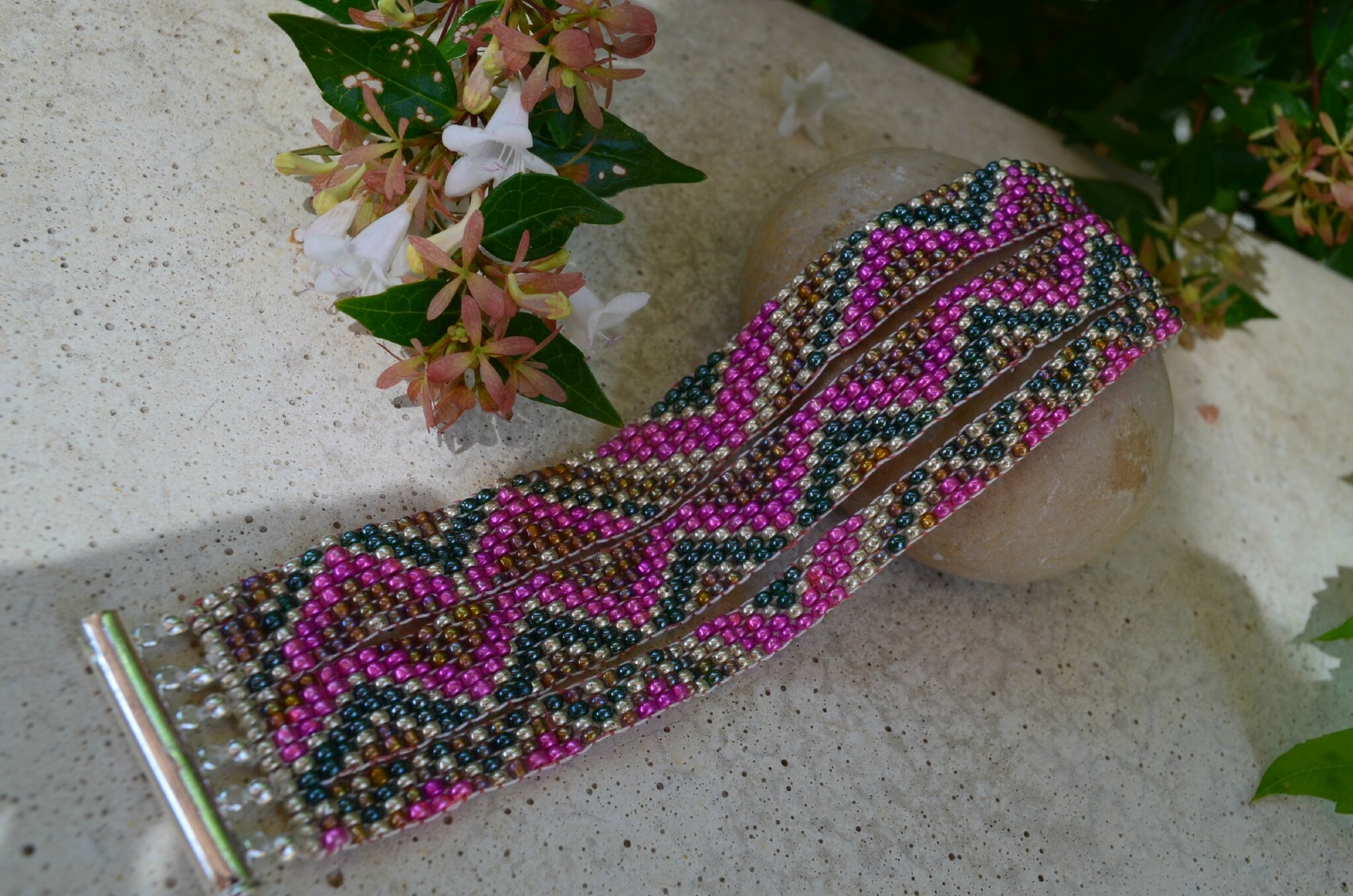 bracelet perlé x3
