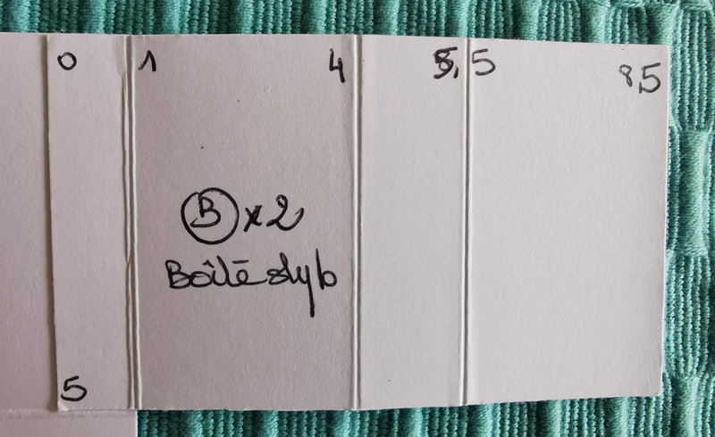 5f Schéma extrémités intérieures de la boîte b