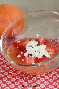 soupe orange fraise cardamome