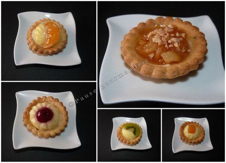 mini tartelettes aux fruits