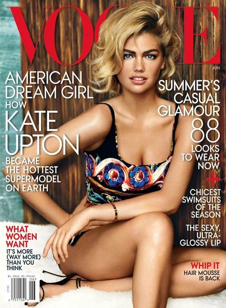 Kate Upton for US Vogue June 2013 by Mario Testino www
