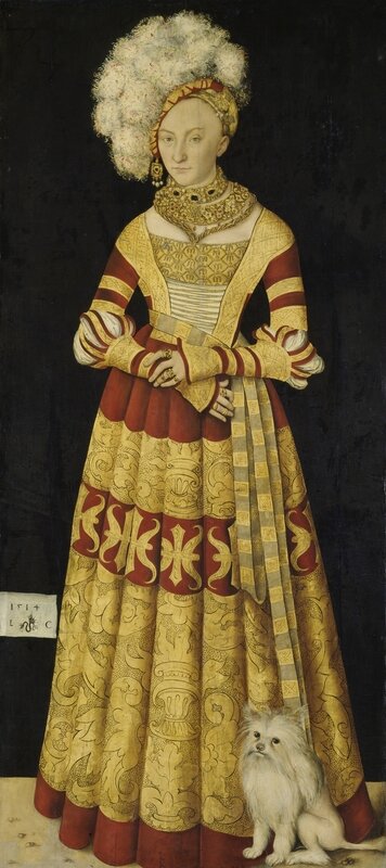 Dresden, Alte Meister_Lucas Cranach the Elder, Catherine of Mecklenburg