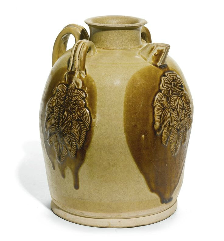A rare moulded ewer, Tang dynasty