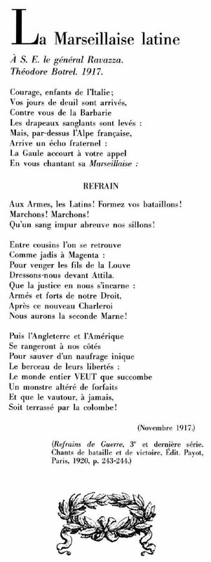 La Marseillaise latine