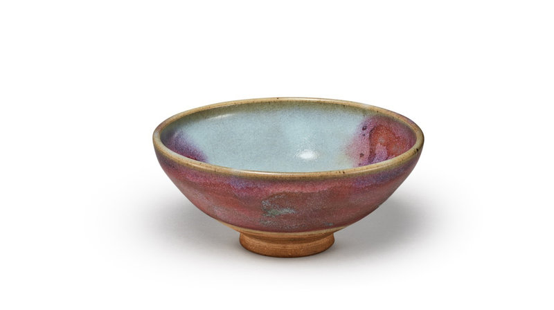 A purple-splashed 'Jun' bowl, Yuan dynasty