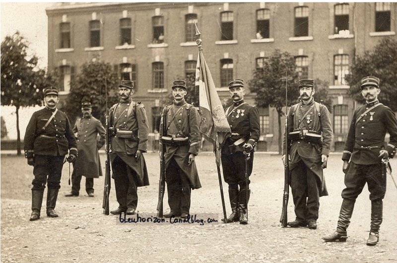 lieutenant 87 ri porte drapeau St Quentin