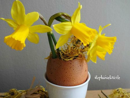 Tuto paques, diy paques, oeuf vase