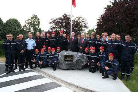 SDIS HIRSON INAUGURATION CENTRE SECOURS 2011 sapeurs-pompiers