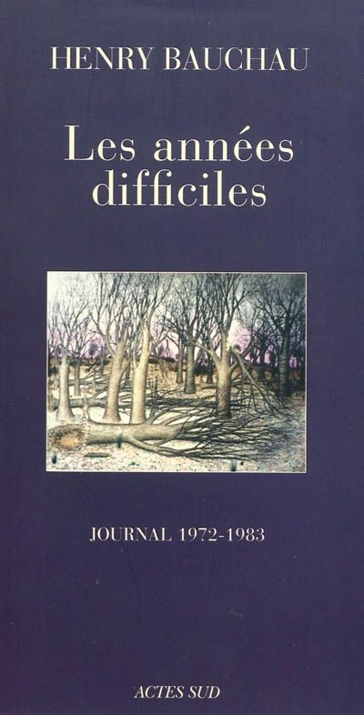 Henry Bauchau - Les années difficiles - Journal