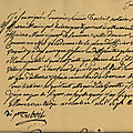 Le 13 novembre 1790 à Mamers : <b>démission</b> de Tréboil.