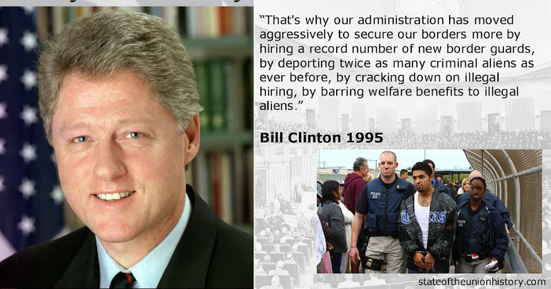 Bill Clinton against Illegal immigration