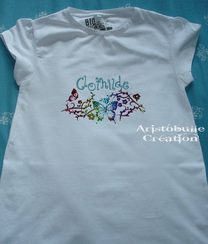 T-shirt frise papillon - 14 juil 10