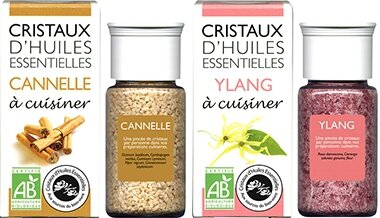 Cristaux d'Huiles Essentielles Cannelle Ylang