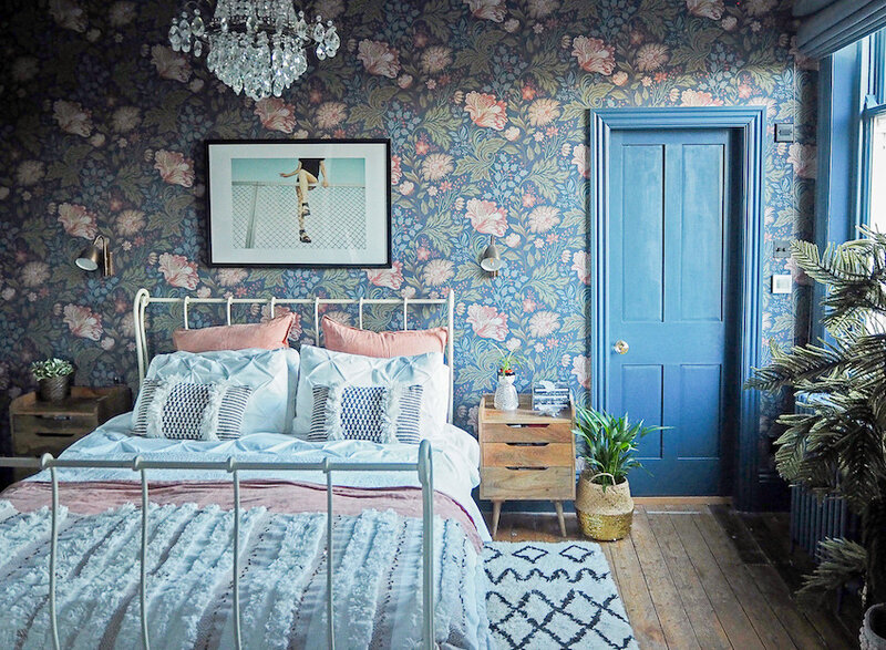 11-Charming-Master-Bedroom-in-the-Baker-Familys-Colorful-Victorian-DesignSponge