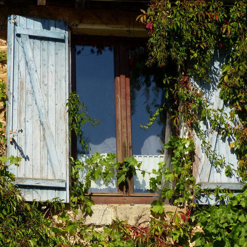 A PORTE FENETRE GRANDE GRILLES VASQUES FLEURS26