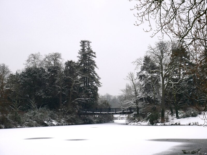 Bois de Vincennes sous la neige