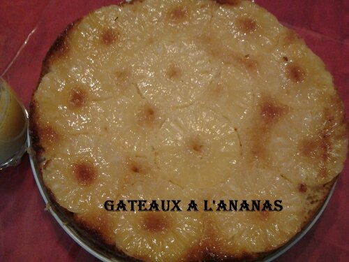 gateaux ananas