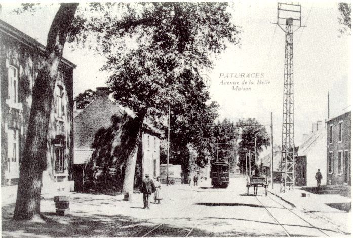 Pâturages - Avenue de la Belle Maison - carte postale